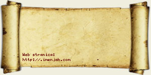 Anđa Terzić vizit kartica